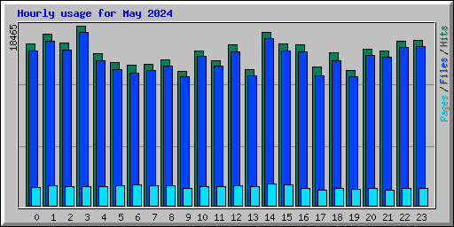 Hourly usage for May 2024